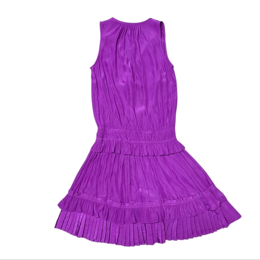 RAMY BROOK HADLEY RUFFLED BLOUSON DRESS XS - Picture 5 of 12